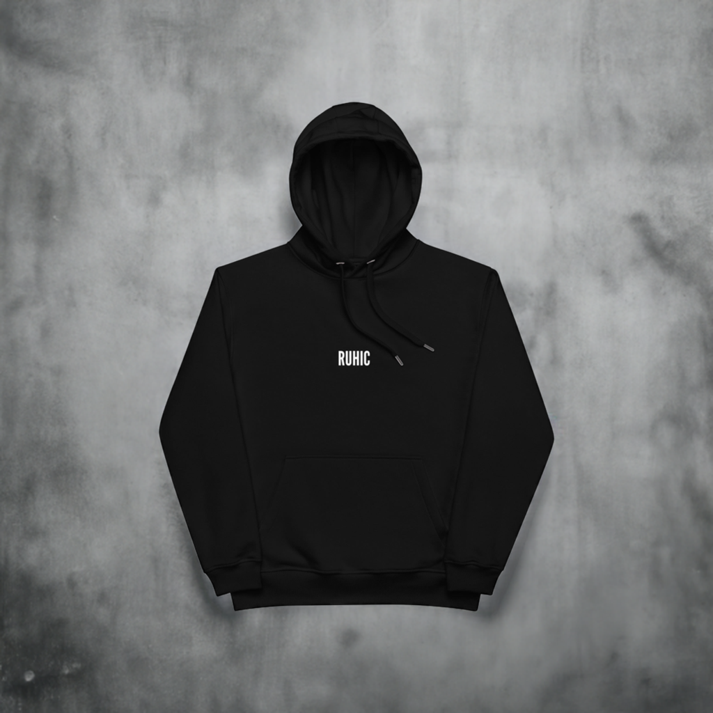 RUHIC - BLACK HOODIE